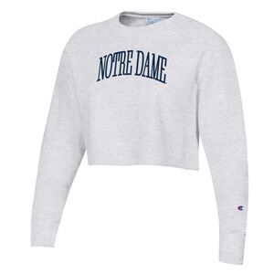 Notre Dame heavyweight Cropped Crewneck